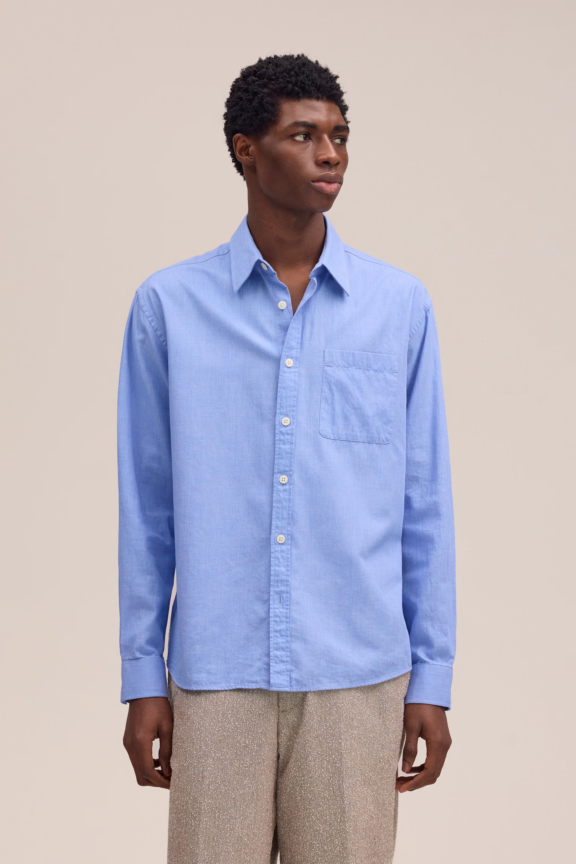 NN07 DEON ORGANIC COTTON RELAXED FIT L/S SHIRT 50053