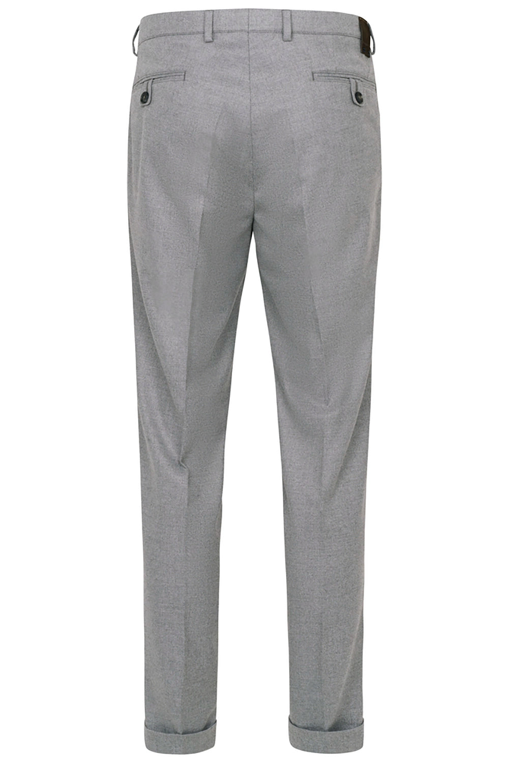 BUGATTI SINGLE PLEAT TAPERED FLANNEL STRETCH TROUSER 66181B