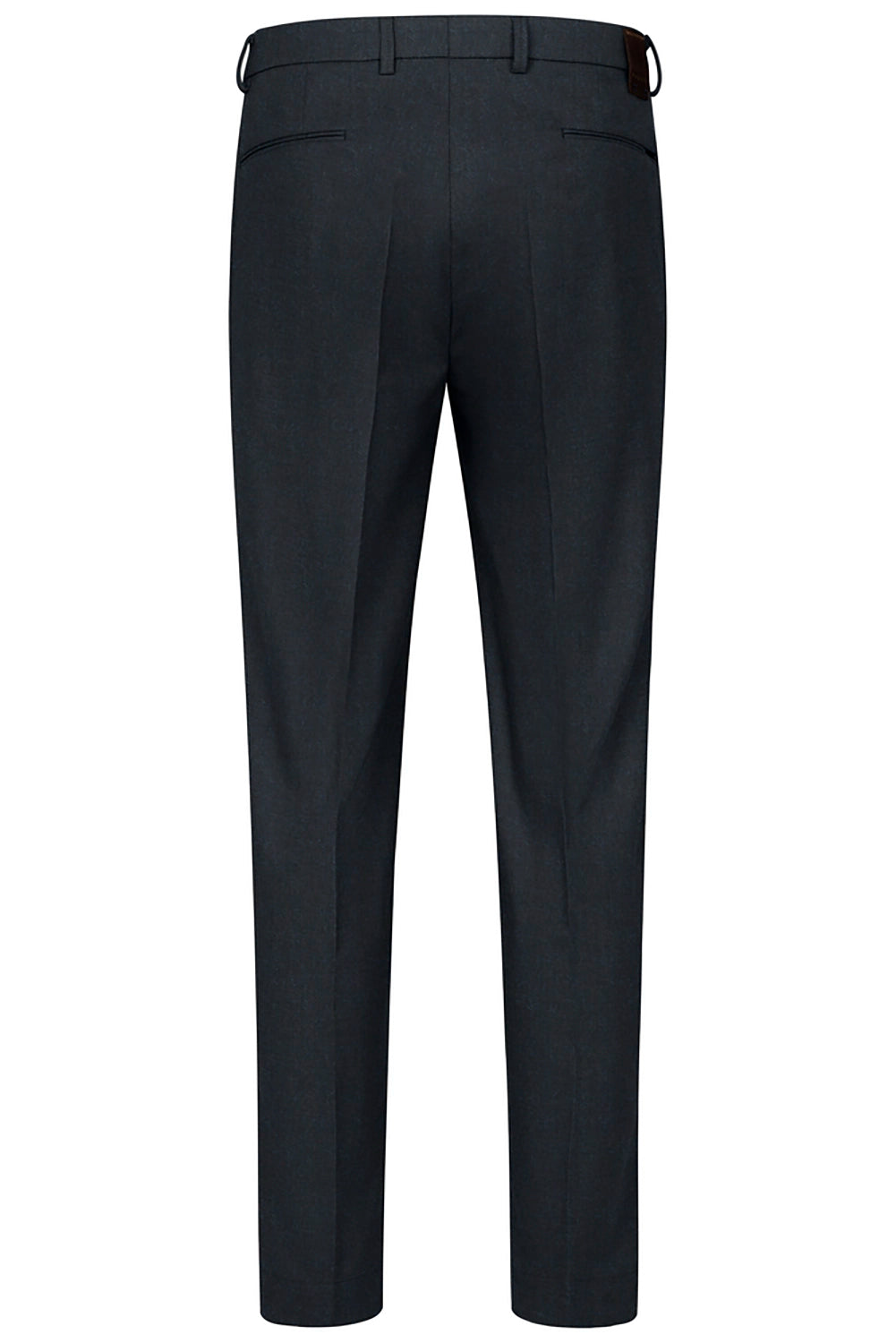 BUGATTI SINGLE PLEAT TAPERED FLANNEL STRETCH TROUSER 66185B