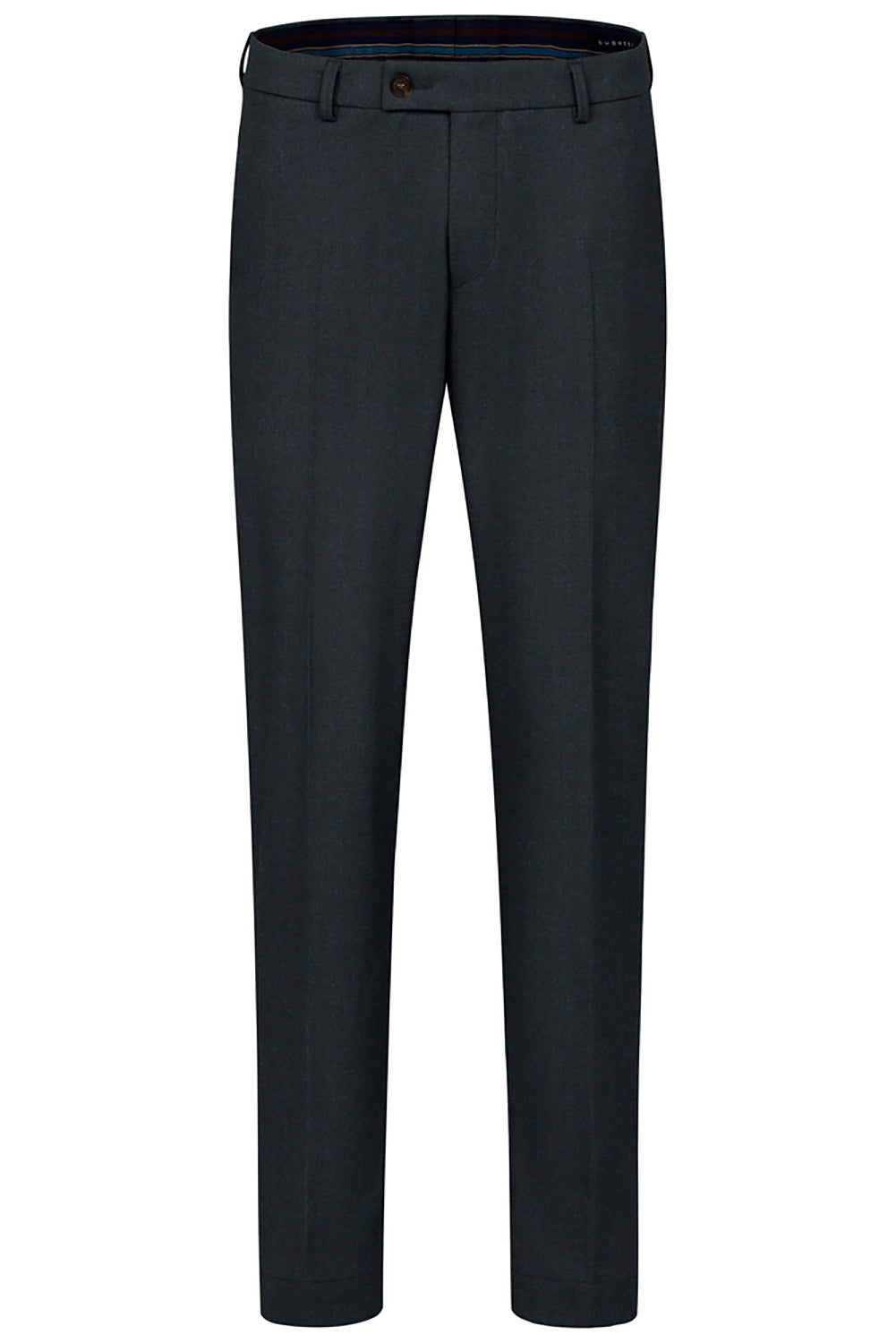 BUGATTI SINGLE PLEAT TAPERED FLANNEL STRETCH TROUSER 66185B