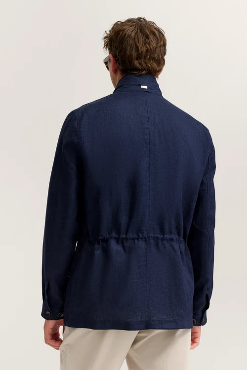 BUGATTI 100% LINEN UTILITY JACKET 11045