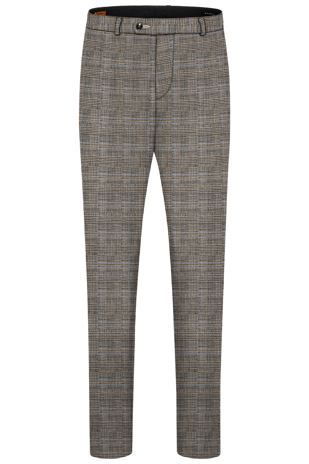 BUGATTI STRETCH TAPERED FIT POW CHECK TROUSER 46180