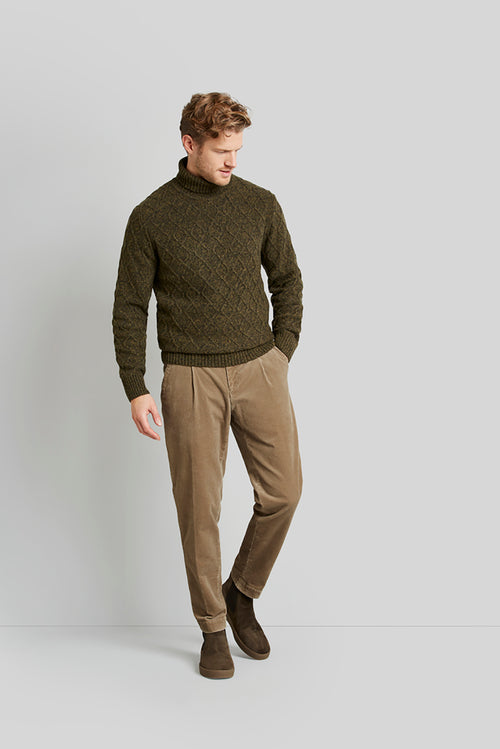 BUGATTI ITALIAN STRETCH CORDUROY TAPERED TROUSER 46376