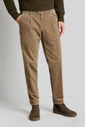BUGATTI ITALIAN STRETCH CORDUROY TAPERED TROUSER 46376