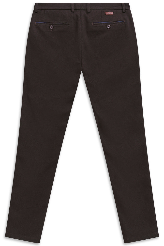 BUGATTI TEXTURED STRETCH COTTON CHINO 46865