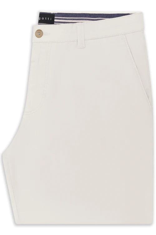 BUGATTI STRETCH COTTON CHINO SHORTS 16441E