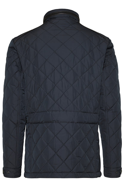 BUGATTI QUILTED LEATHER TRIM JACKET 49052