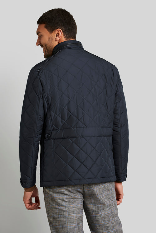 BUGATTI QUILTED LEATHER TRIM JACKET 49052