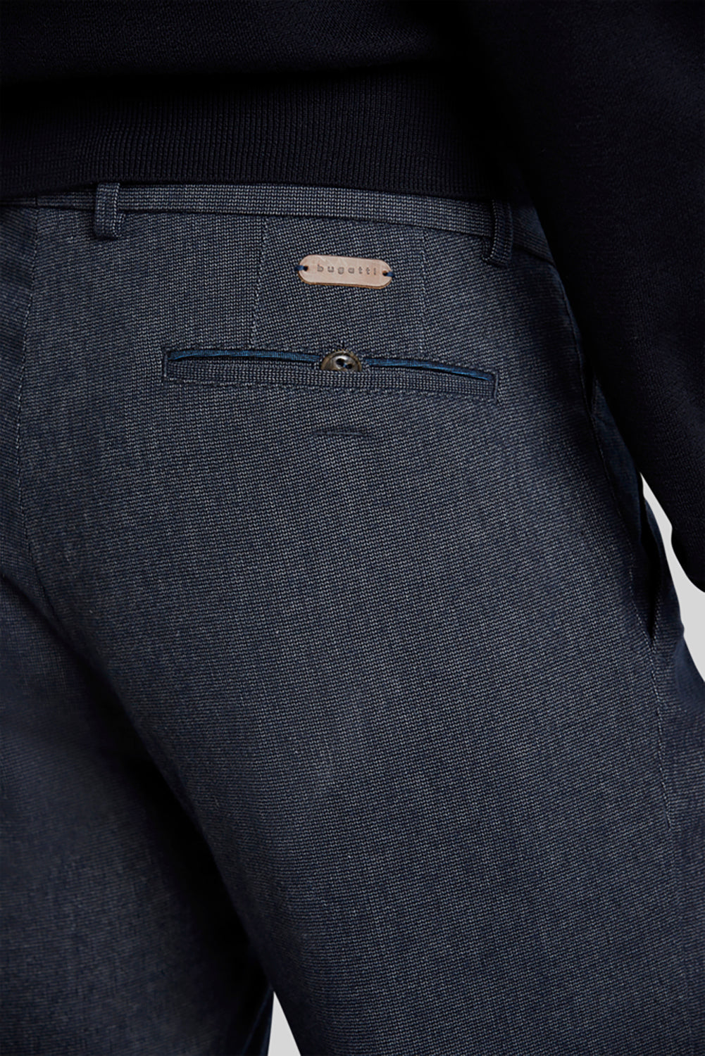 BUGATTI STRETCH TEXTURED COTTON MODERN FIT CHINO 46112