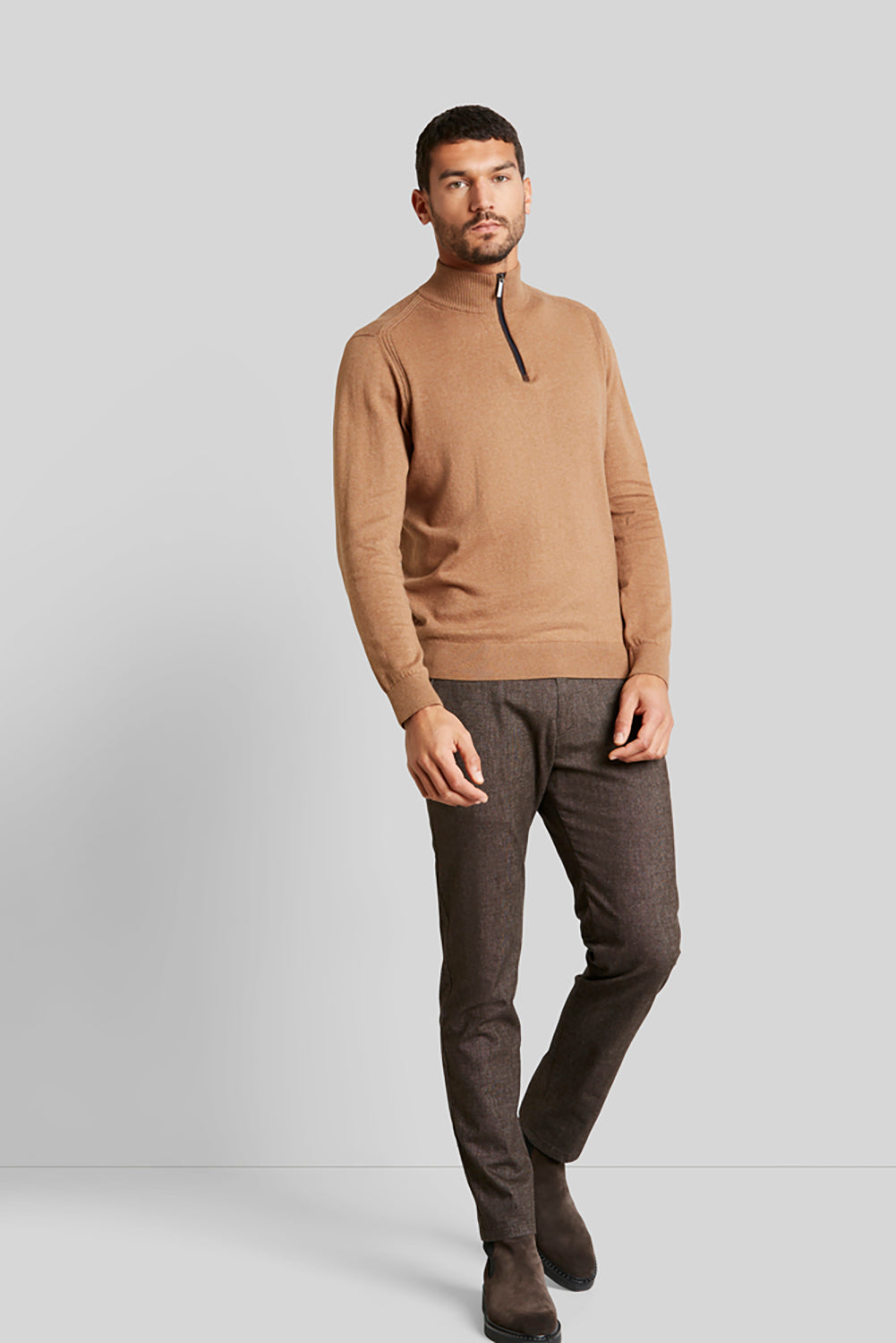 BUGATTI STRETCH TEXTURED COTTON MODERN FIT CHINO 46112