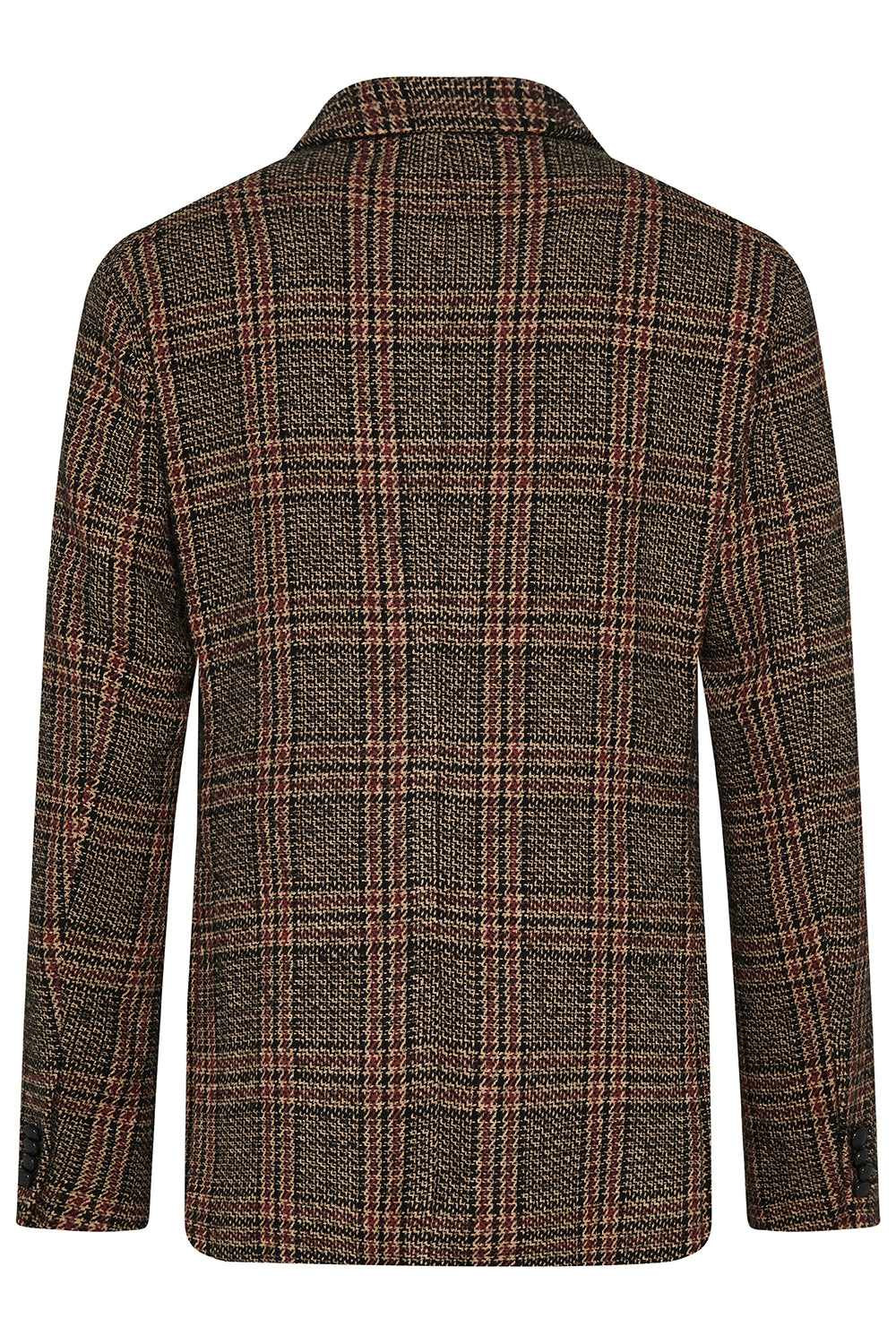 BUGATTI WOOL BLEND TWEED CHECK SLIM FIT BLAZER 49268