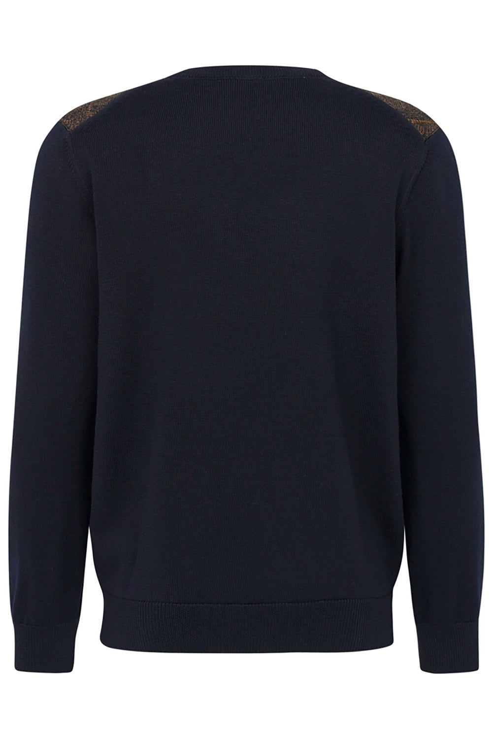 BUGATTI COTTON BLEND DIAMOND CREW NECK KNIT 65530B