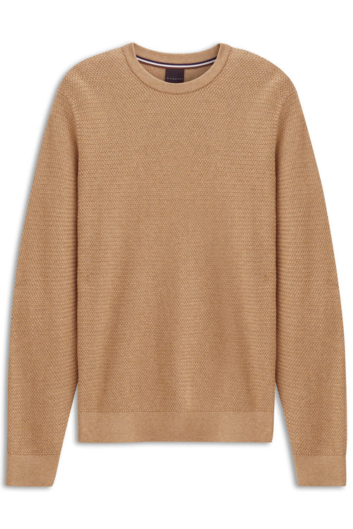 BUGATTI COTTON CASHMERE CREW NECK PULLOVER 46957