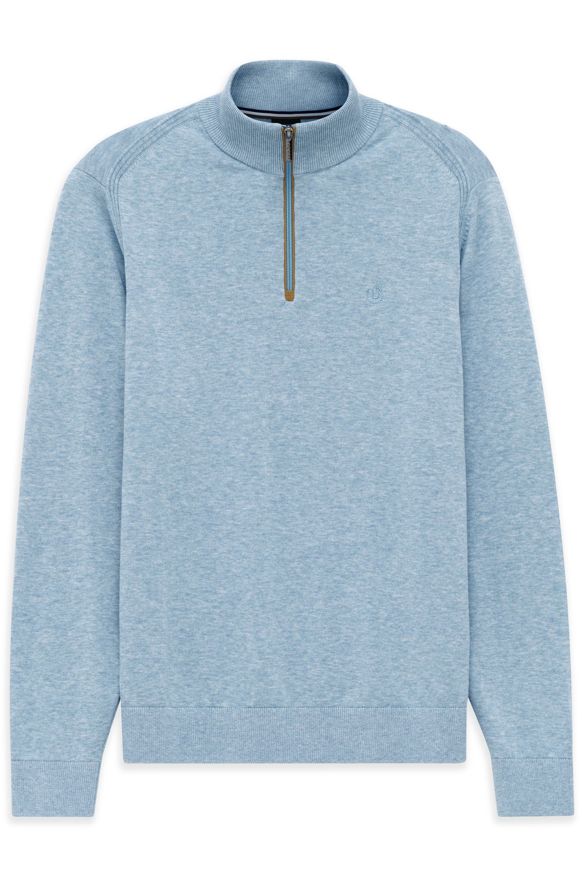BUGATTI COTTON 1/4 ZIP KNIT 15510E