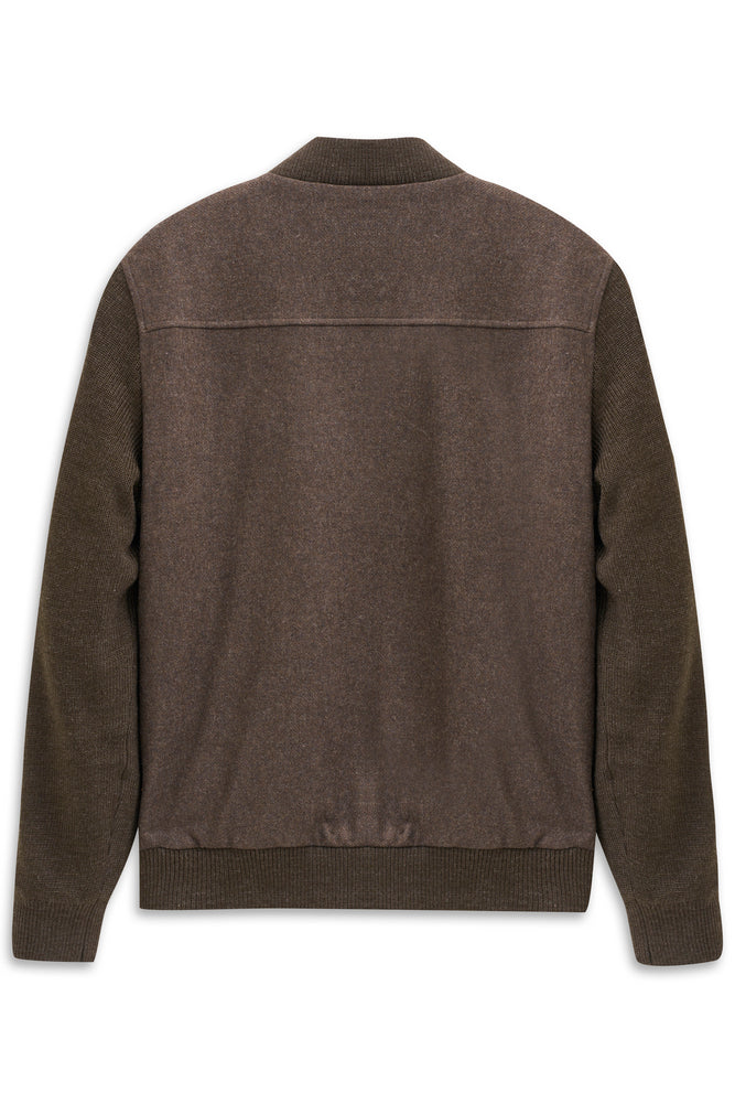 BUGATTI WOOL QUILTED ZIP BOMBER JACKET 46987