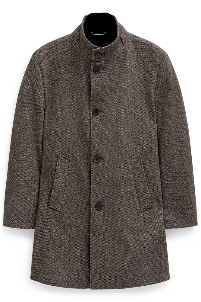 BUGATTI FAUX FUR COLLAR QUILTED GILET OVERCOAT 84204