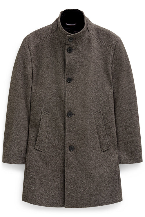 BUGATTI FAUX FUR COLLAR QUILTED GILET OVERCOAT 84204
