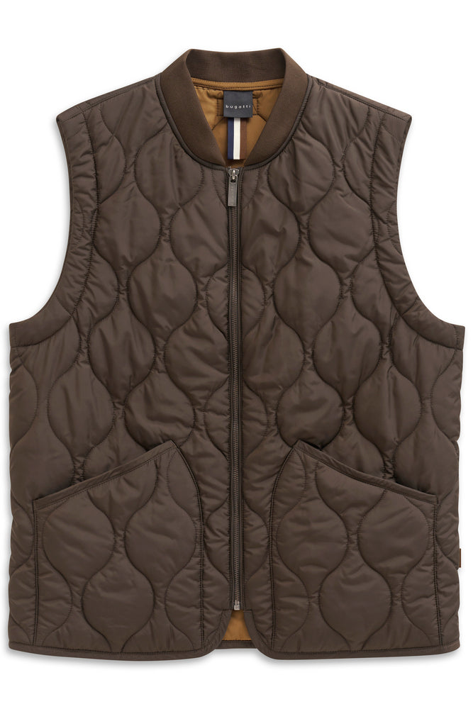 BUGATTI LIGHT INSULATED QUILT ZIP VEST 81010