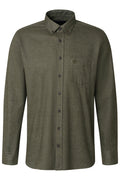 BUGATTI HERRINGBONE COTTON L/S SHIRT 68311B