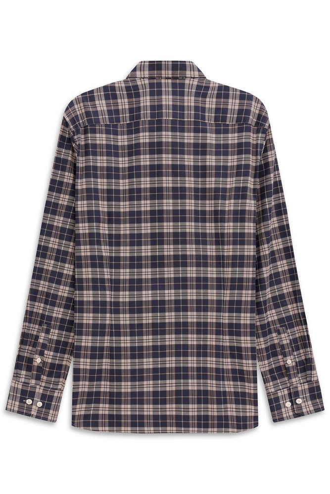 BUGATTI SOFT COTTON L/S CHECK SHIRT 46927
