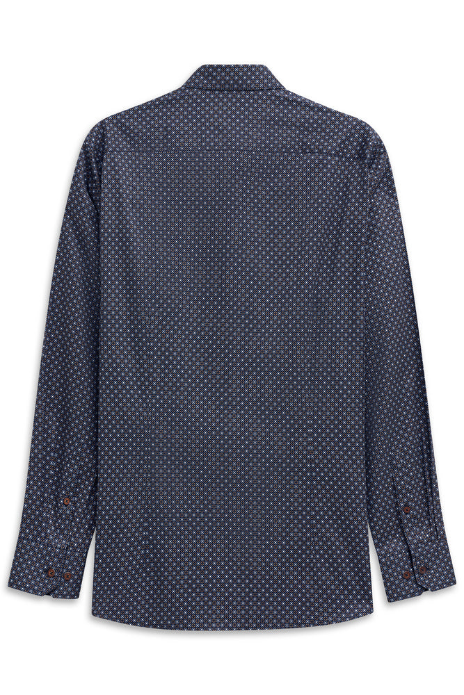 BUGATTI AOP EASY CARE L/S SHIRT 46943