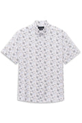 BUGATTI COTTON AOP SUMMER S/S SHIRT 18334E