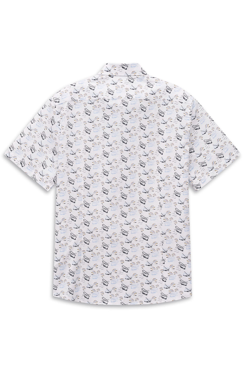 BUGATTI COTTON AOP SUMMER S/S SHIRT 18334E