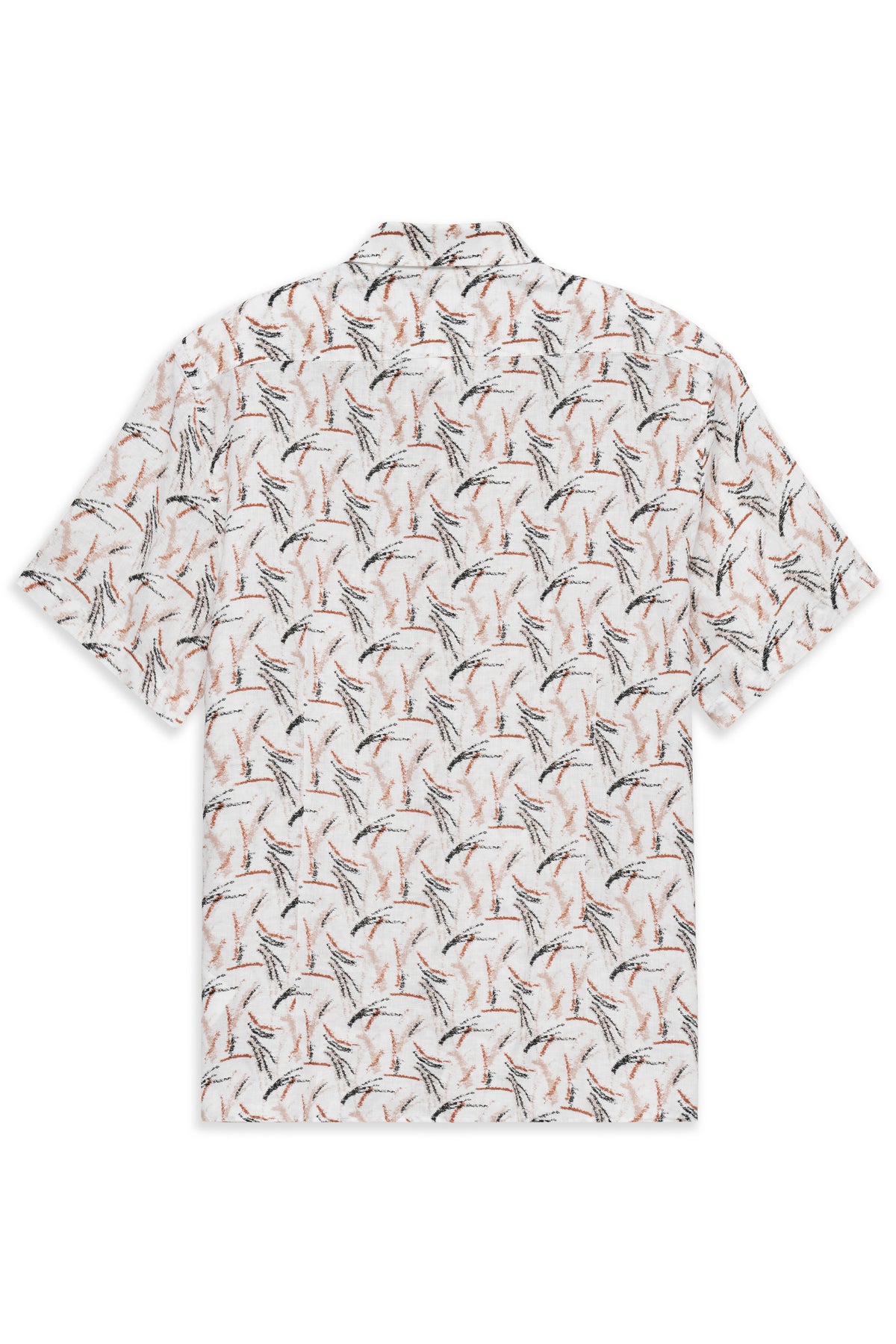BUGATTI AOP LINEN S/S SHIRT 18904E