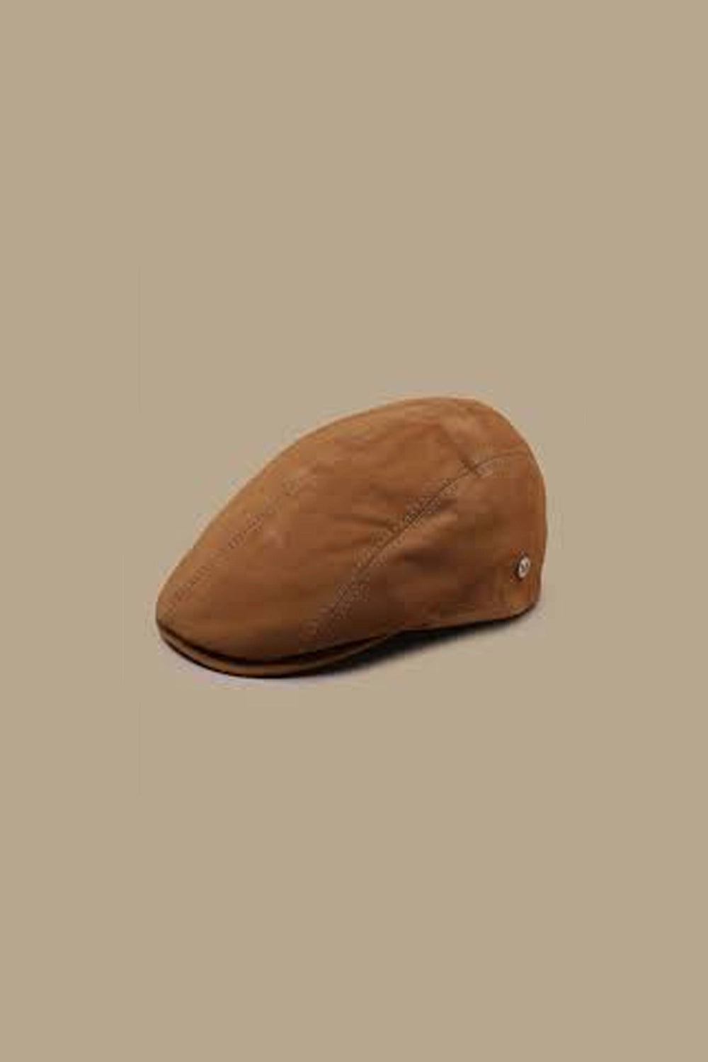 AVENEL M BY FLECHET NAPPA WAXED LEATHER CASQUETTE 22048