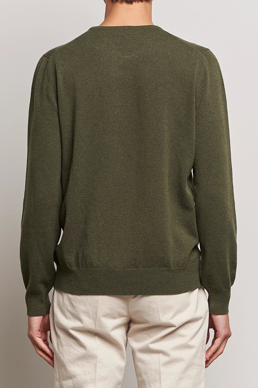 GRAN SASSO ITALIAN WOOL CASHMERE CREW NECK KNIT 55167