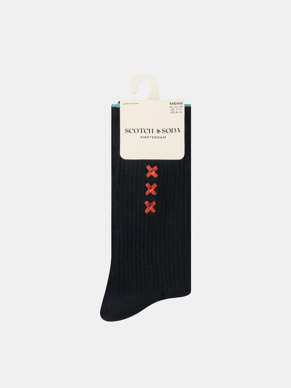 SCOTCH & SODA 1/2 TERRY 3PK CREW SOCKS SS123275