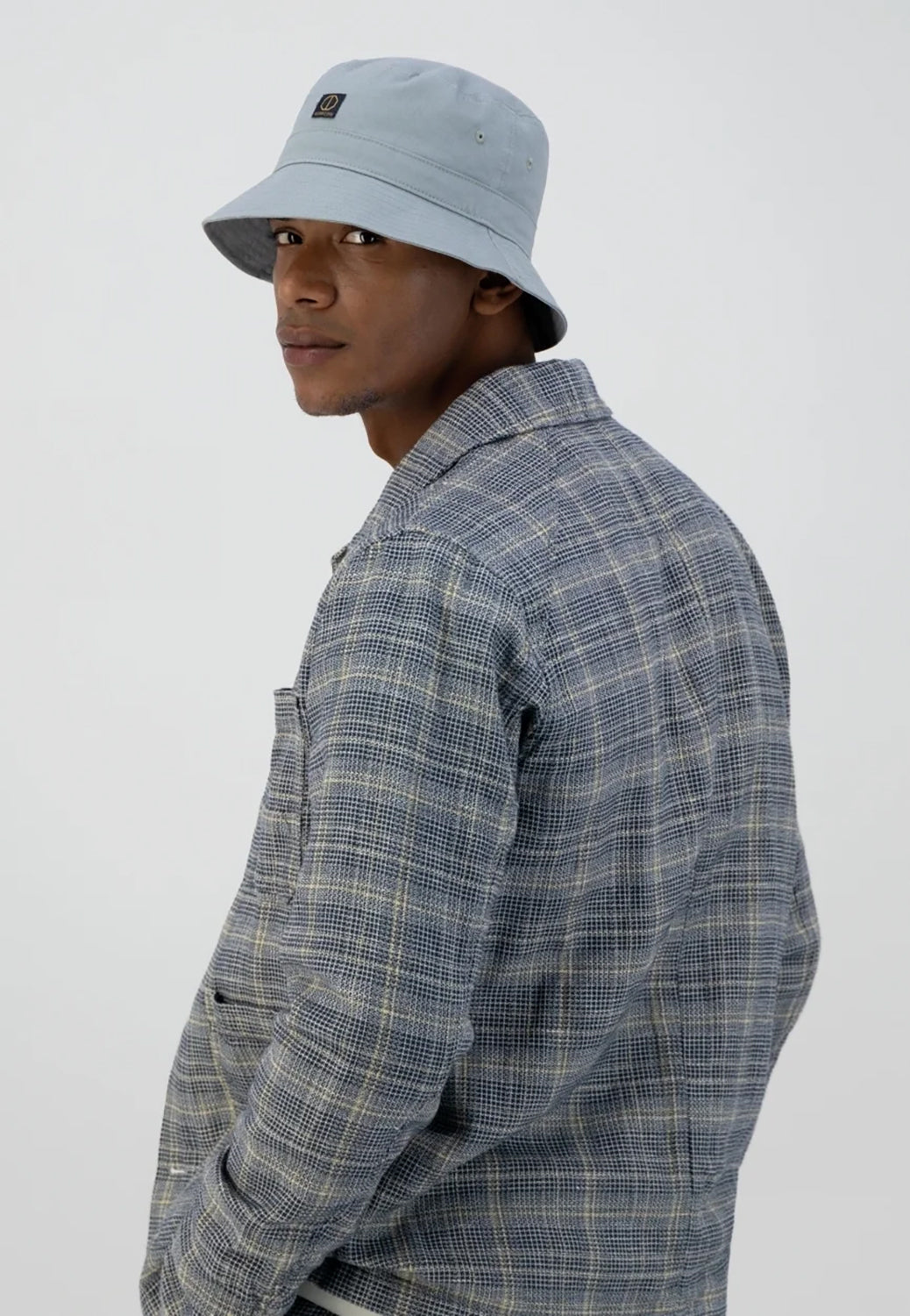 DSTREZZED COTTON TWILL FISHERMANS BUCKET HAT 651265