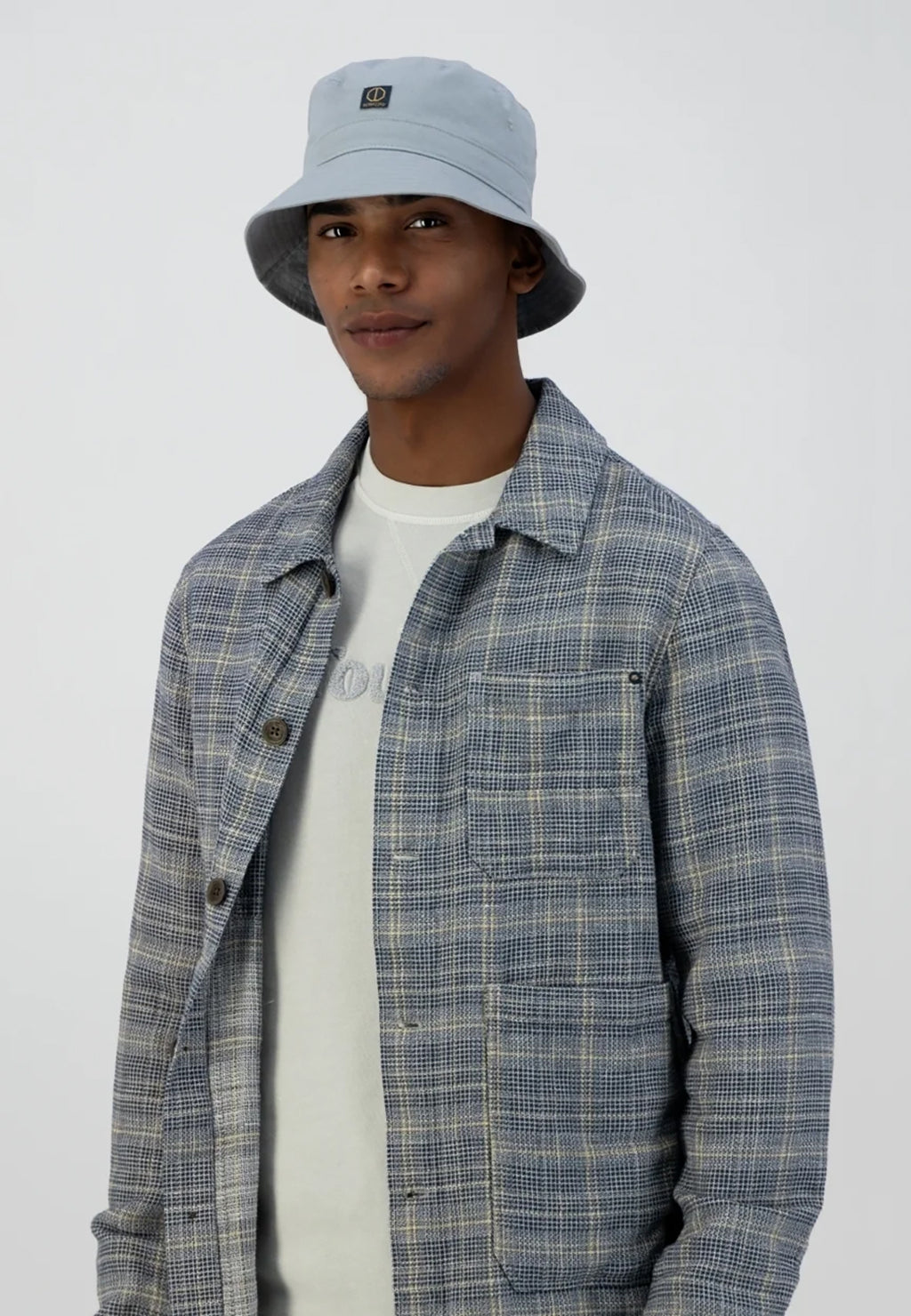 DSTREZZED COTTON TWILL FISHERMANS BUCKET HAT 651265