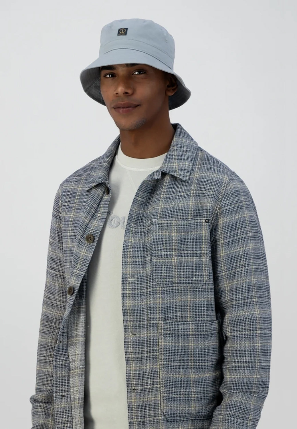 DSTREZZED COTTON TWILL FISHERMANS BUCKET HAT 651265