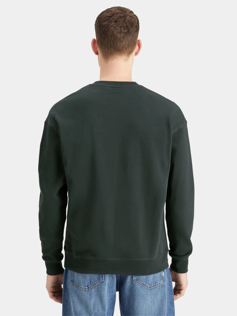 SCOTCH & SODA LOGO FRONT CHEST CREW SWEATSHIRT COMM179195
