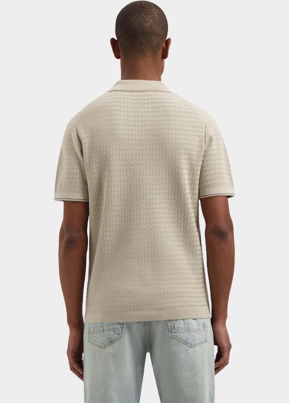 DSTREZZED NOEL TEXTURED POLO 421150