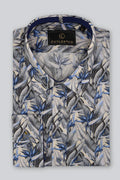 CUTLER & CO BLAKE L/S STRETCH COTTON PRINT SHIRT CW21178