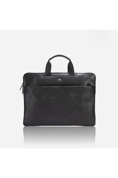 JEKYLL & HIDE EXTRA SLIM LEATHER LAPTOP BRIEFCASE 2439TE