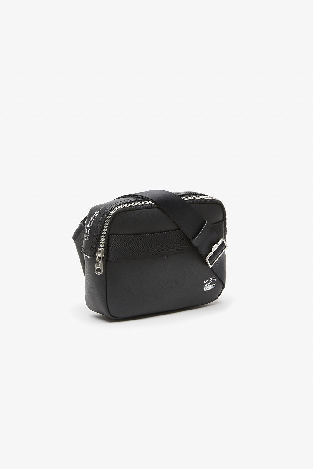 LACOSTE COATED SPLIT COW LEATHER REPORTER BAG NH4108PN