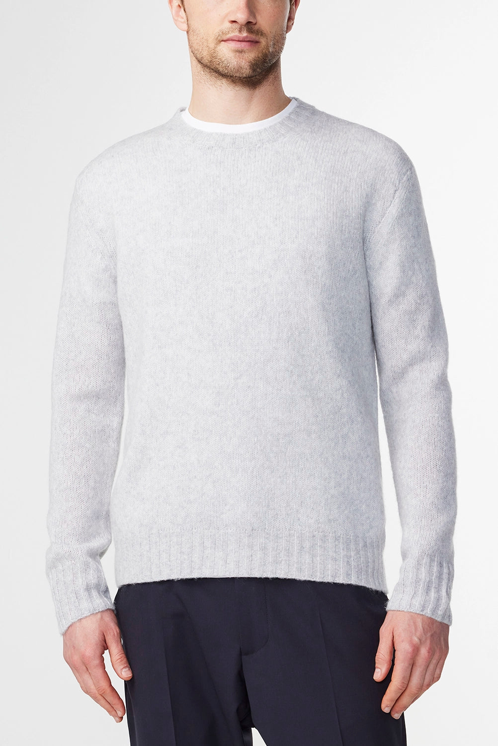 NN07 LEE ITALIAN MERINO WOOL BLEND CREW NECK KNIT 6598