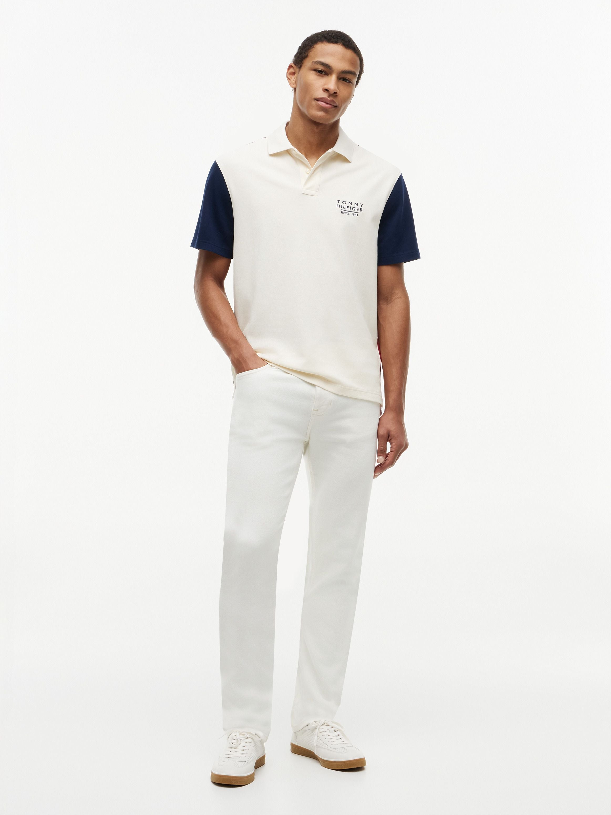 TOMMY HILFIGER COLOURBLOCK CLASSIC FIT POLO MW0MW43377