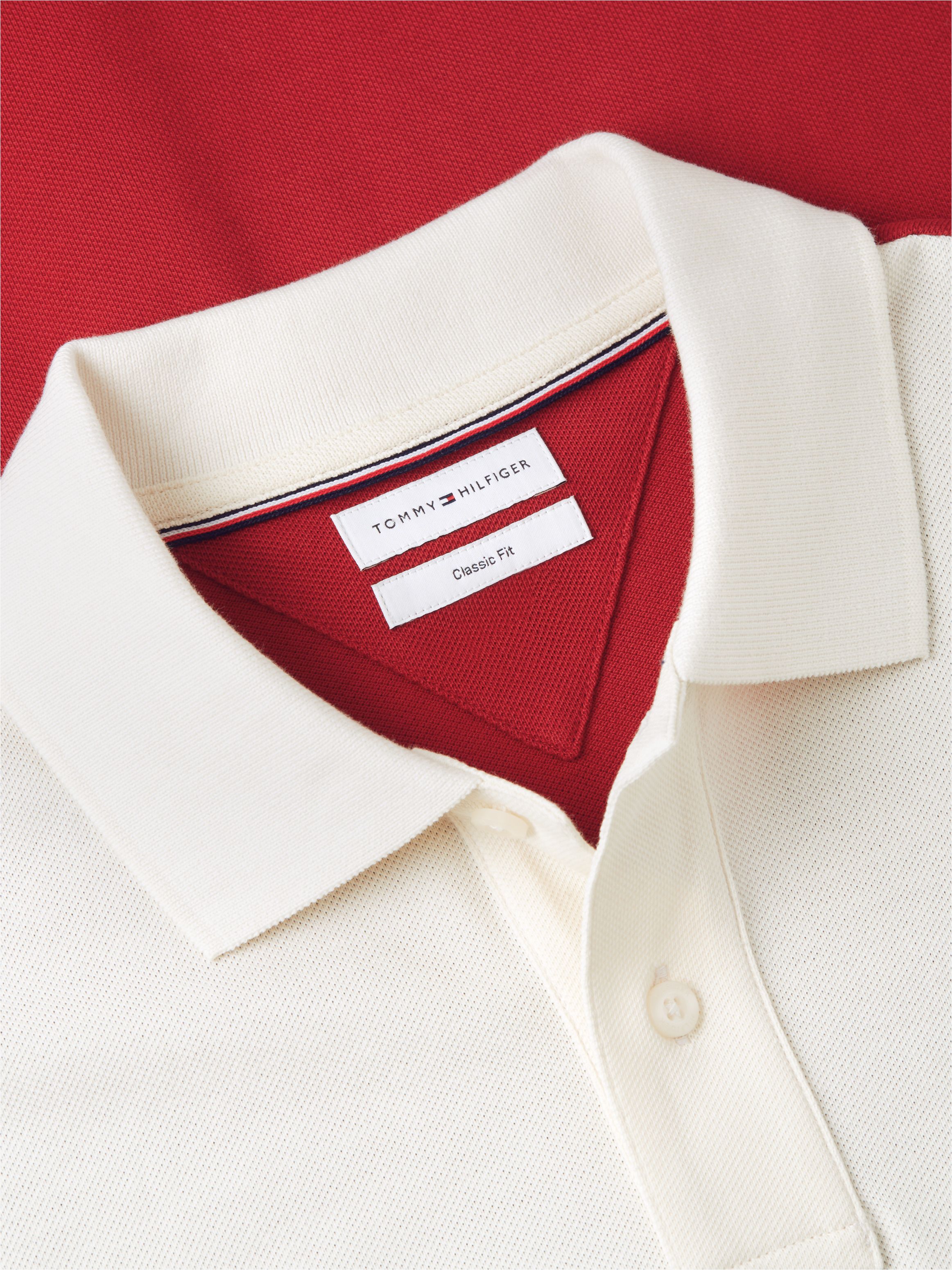 TOMMY HILFIGER COLOURBLOCK CLASSIC FIT POLO MW0MW43377