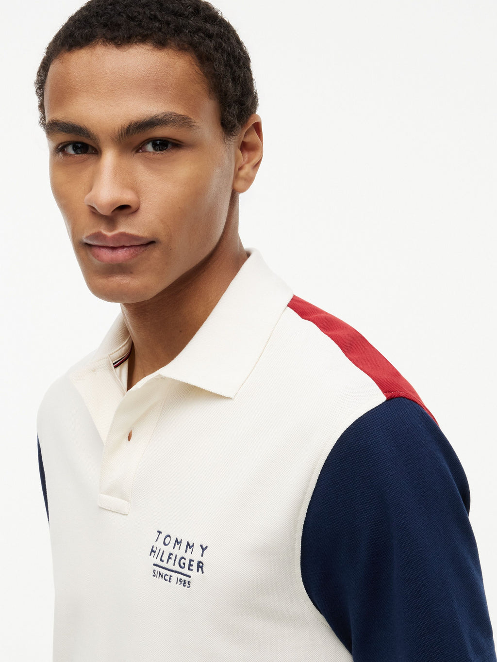 TOMMY HILFIGER COLOURBLOCK CLASSIC FIT POLO MW0MW43377