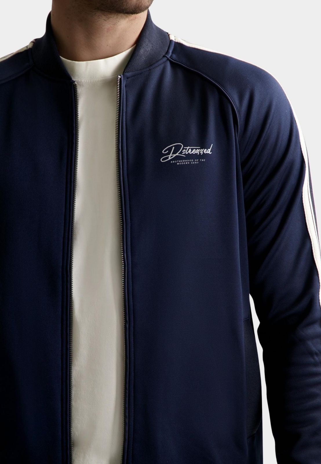 DSTREZZED KJEL VEST ZIP THRU TRACK JACKET 211712