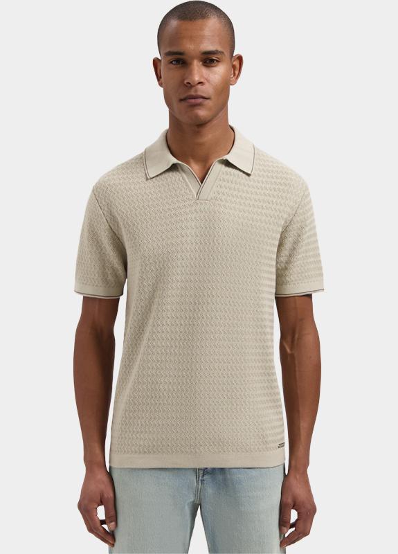 DSTREZZED NOEL TEXTURED POLO 421150