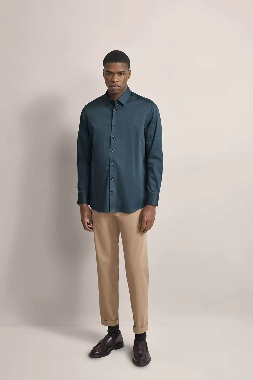 BUGATTI COTTON L/S SHIRT 68504B