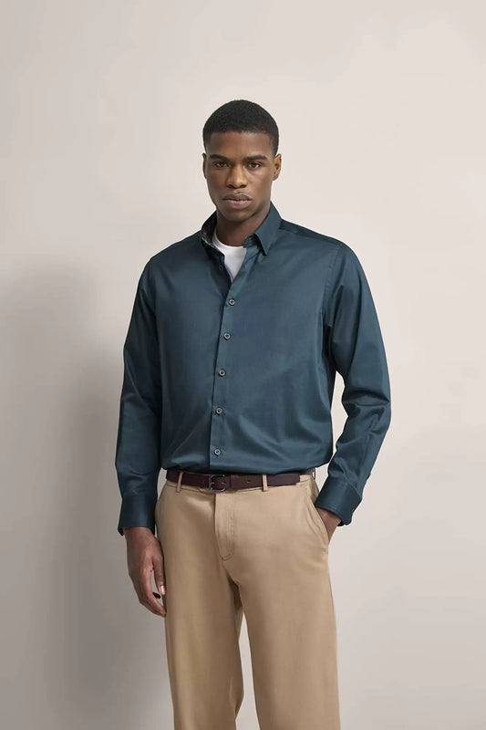 BUGATTI COTTON L/S SHIRT 68504B