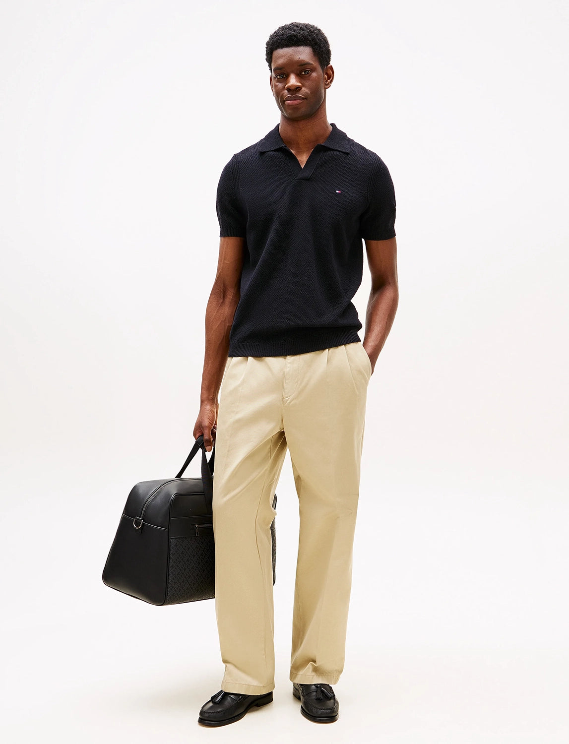 TOMMY HILFIGER KNIT TEXTURED S/S POLO MW0MW39531