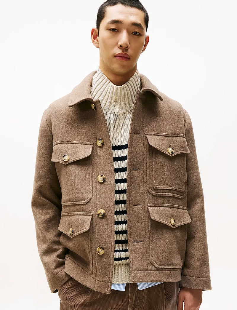 TOMMY HILFIGER 4PKT WOOL JACKET MW0MW40624