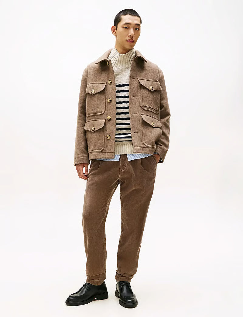 TOMMY HILFIGER 4PKT WOOL JACKET MW0MW40624